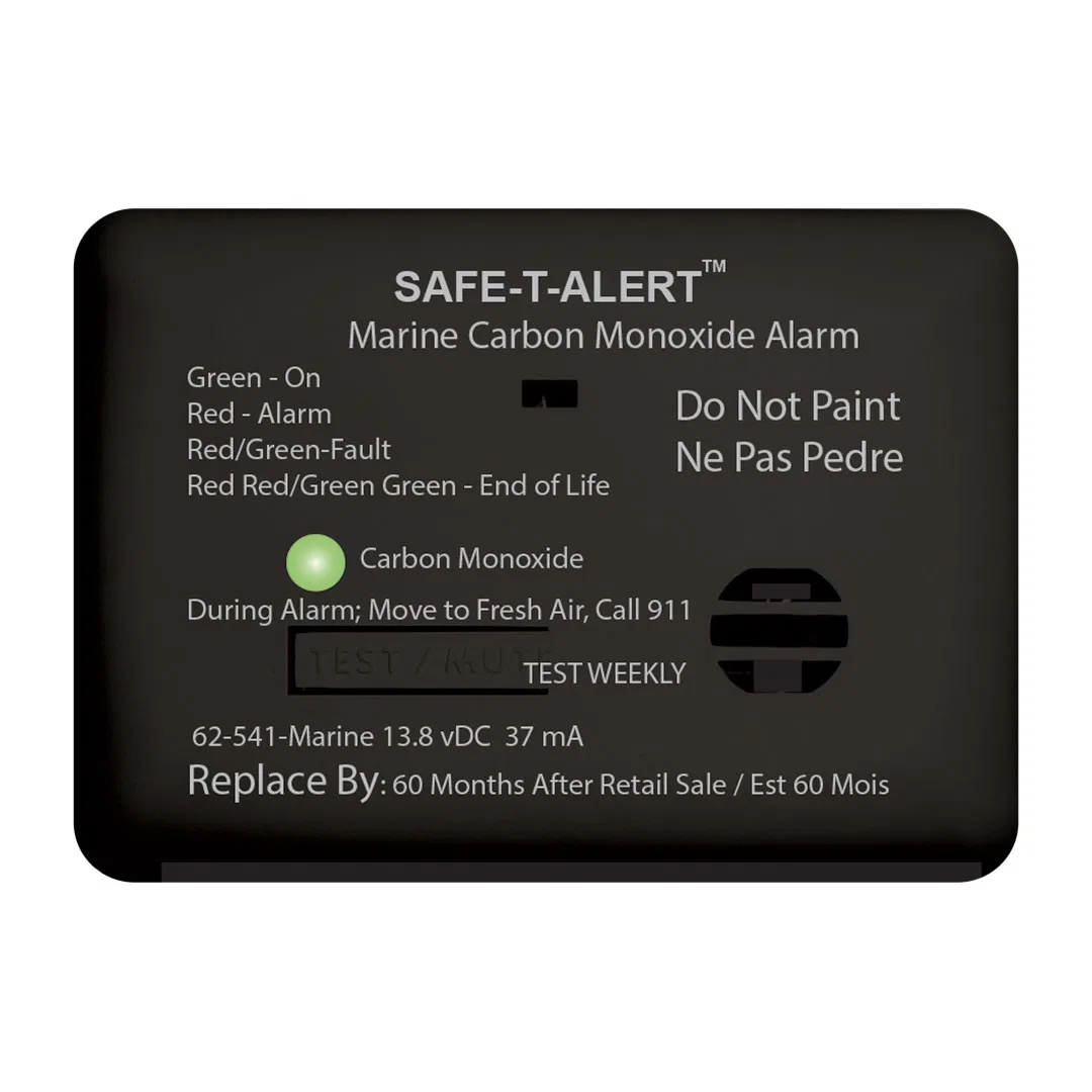 62-541-BL-MARINE – MTI INDUSTRY Carbon Monoxide Detector, Surface Mount Detector Alerts To Leak With Beeping Without ...